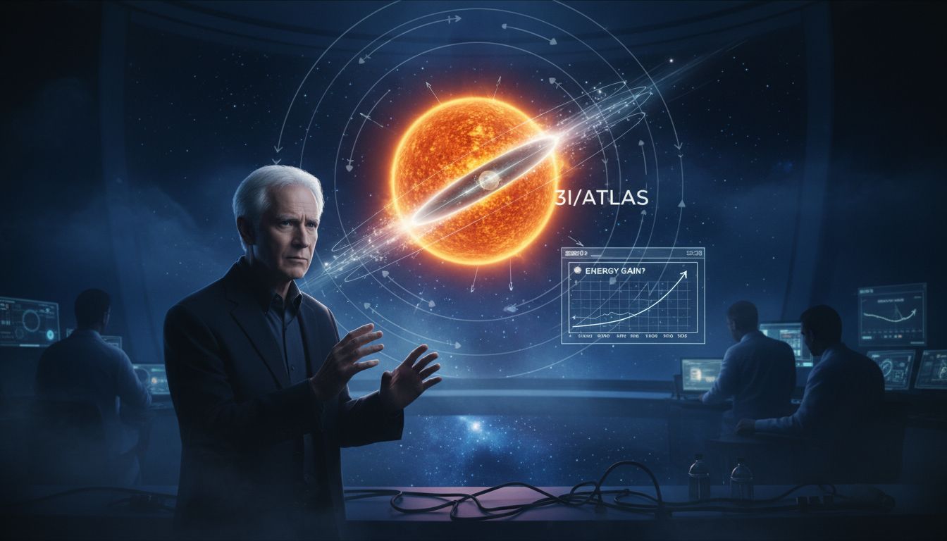 3I/Atlas An Alien Craft? Prof Michio Kaku Says Interstellar Object May Be Extraterritorial Visitors