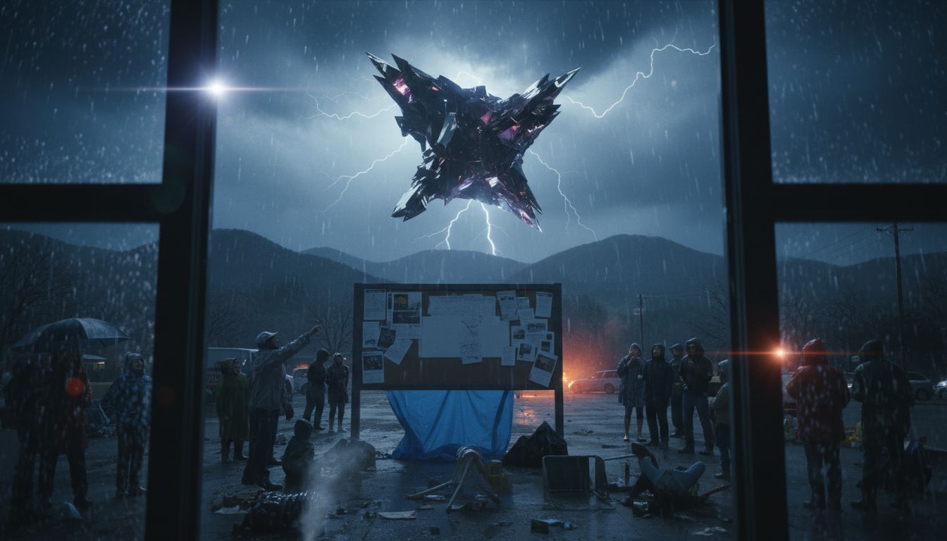 UFO Black Knight Captured in Storm in Eastern Kentucky