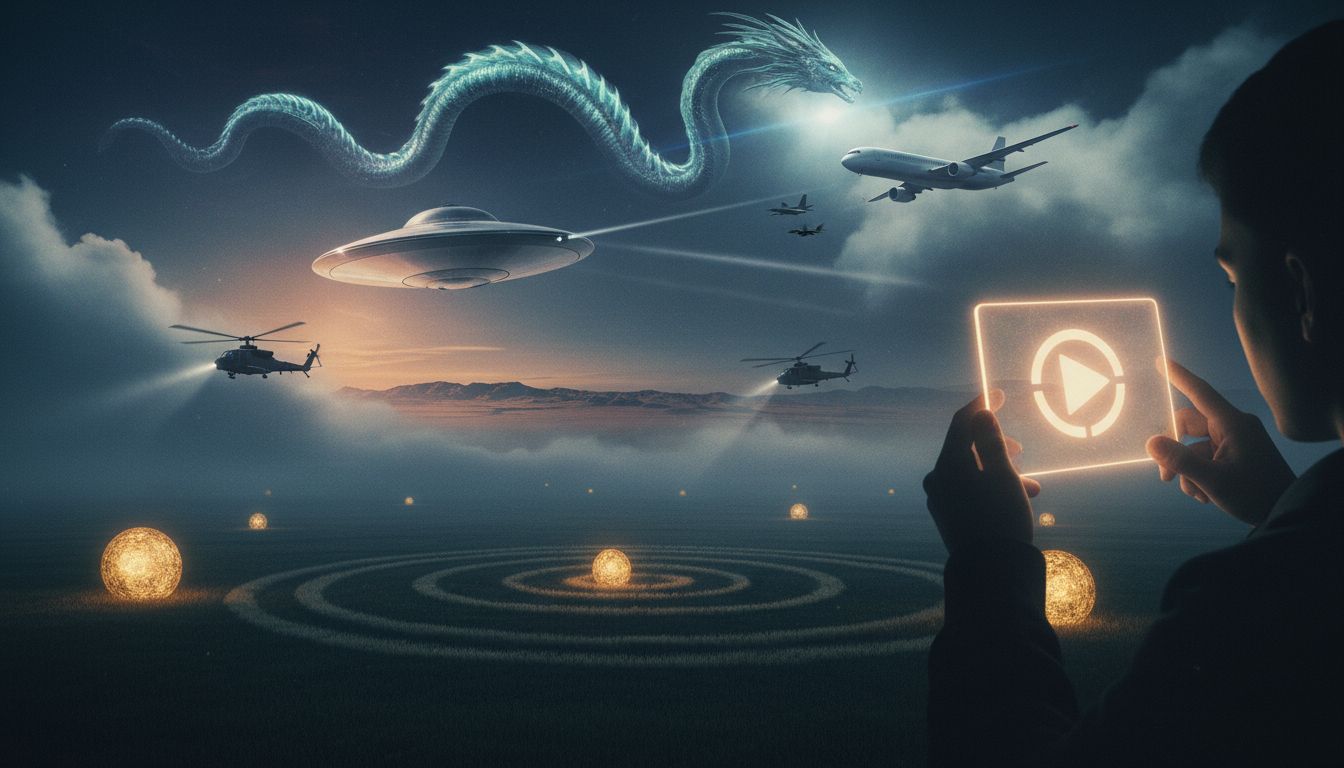 UAP Evidence | Orbs Over Crop Circles | Flying Saucers & Dragon UAP