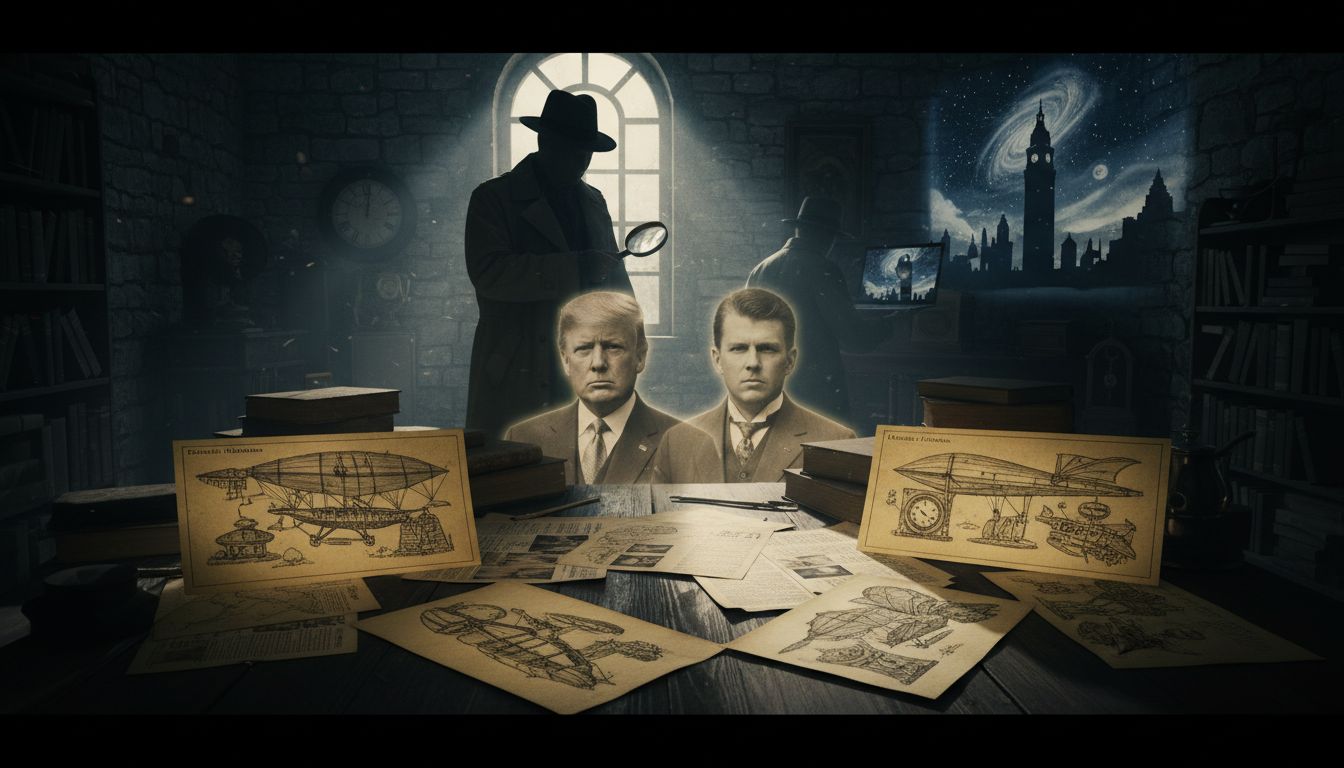 Is President Trump a Time Traveler? Century-Old Sketches Spark New Conspiracy Theories New York Post