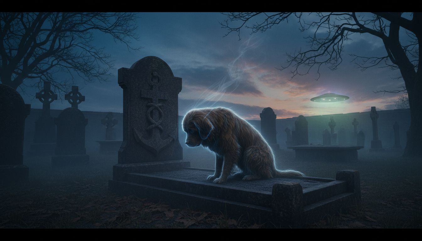 Glasnevin Cemetery and the Faithful Ghost Dog still Waiting for his Master