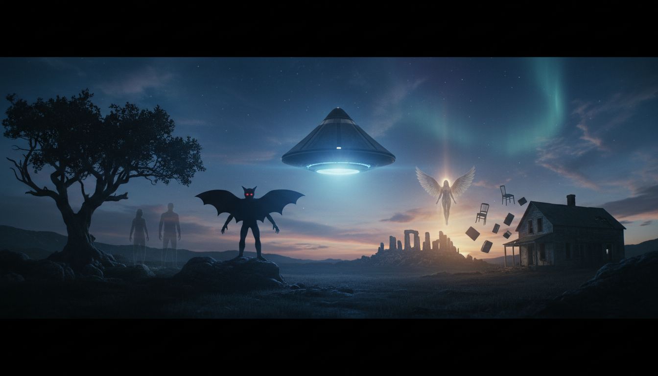 High Strangeness Unmasked: One Intelligence Behind UFOs, Mothman, Shadow Entities, Poltergeists, and Every Angelic Visitation in History