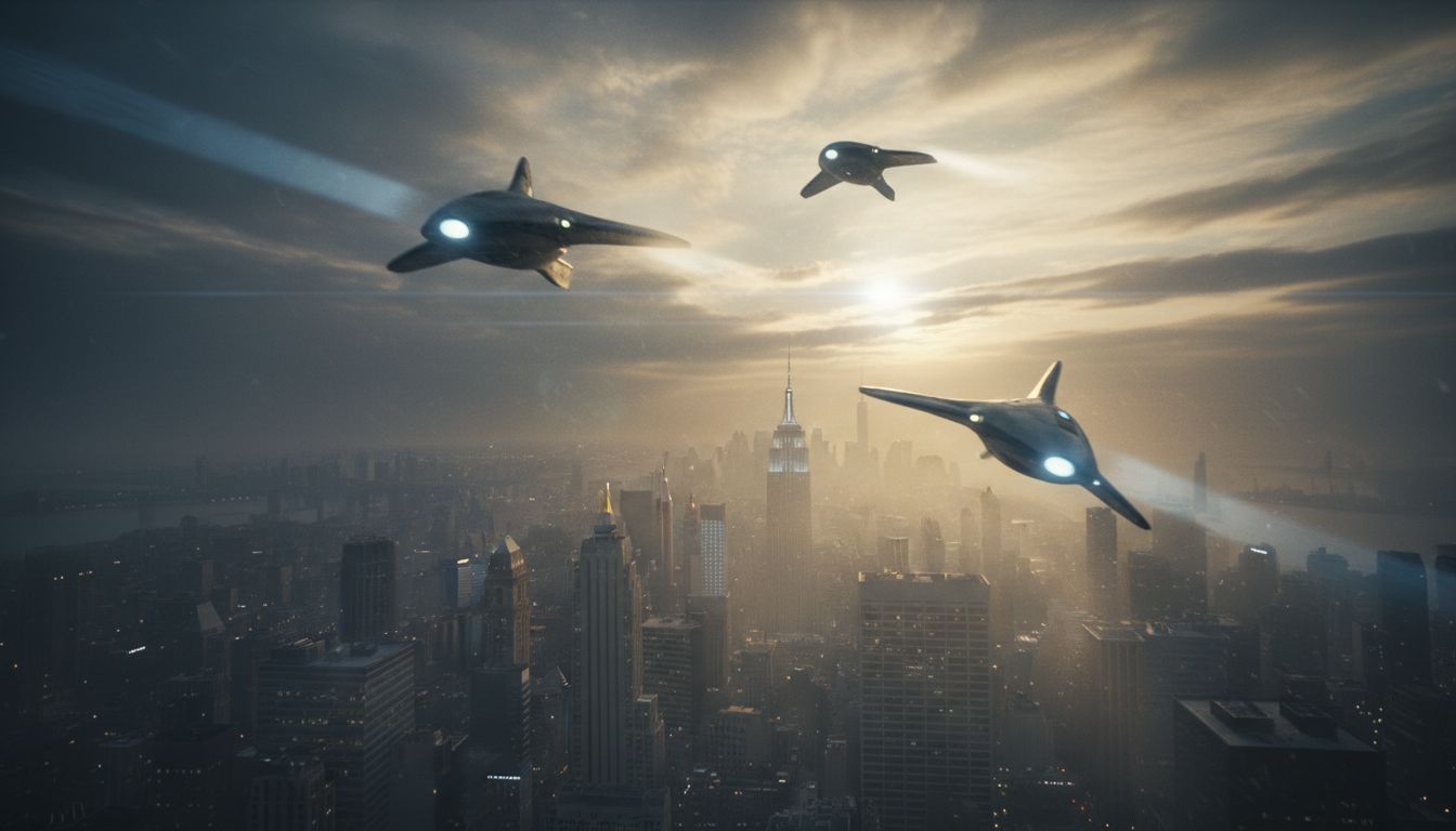 Eerie trio of UFOs spotted ‘chasing each other’ over New York City: video - AOL.com