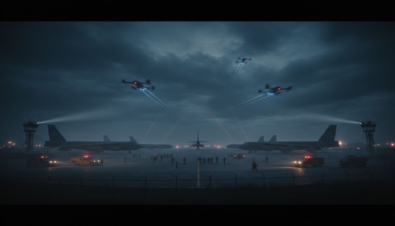 Unauthorized drones detected over U.S. Air Force base housing nuclear-capable B-52 bombers: military - Fox News