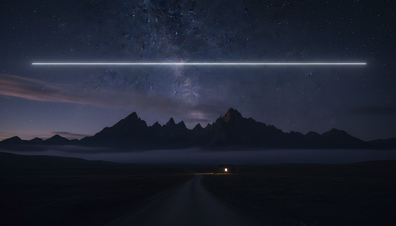Was the perfect line of lights I saw in the night sky UFOs? - The Telegraph