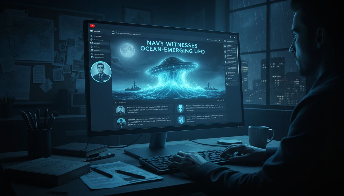 Navy Witnesses Describe Massive UFO Emerging From the Ocean