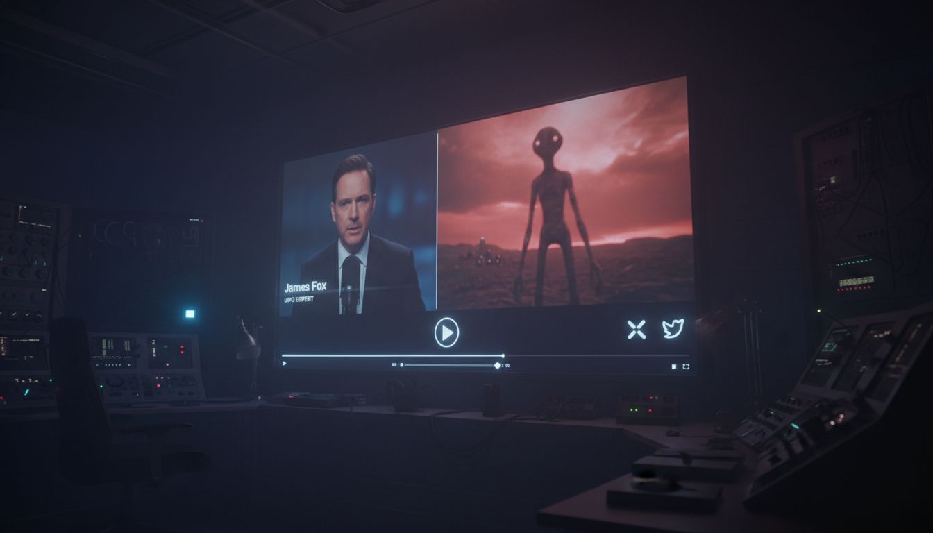 Firsthand Witness of a LIVE Alien: James Fox Drops a Bombshell