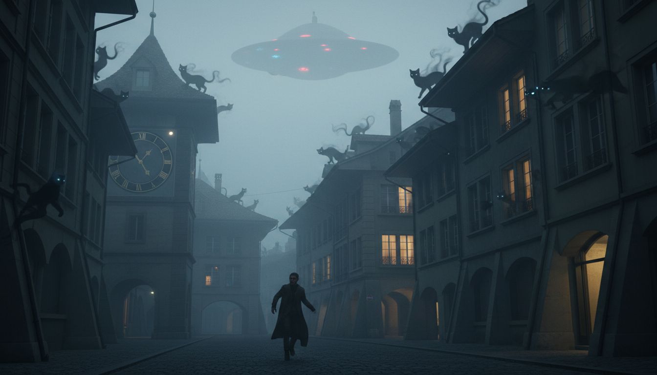 Black Cat Ghosts of Bern: A City Haunted by Feline Phantoms