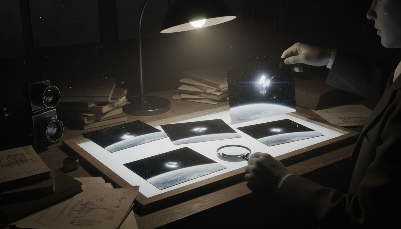 Mysterious celestial phenomena captured on photographic plates before the launch of the first satellite may be “artificial reflective objects in orbit” - La Brújula Verde