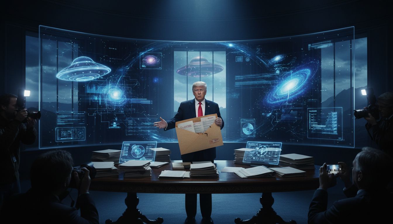 As Trump orders UFO data released, a question hangs: If aliens exist, what would they think of us? - AP News