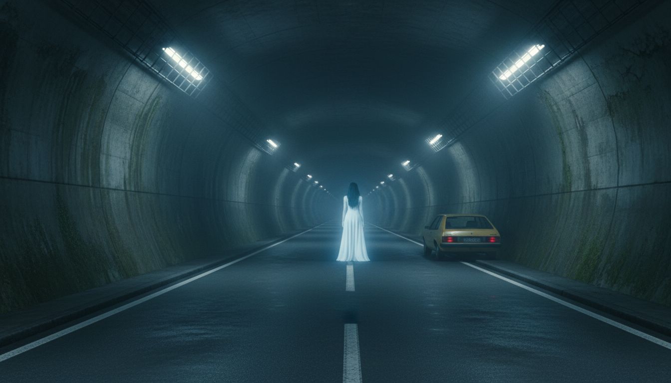 The Mysterious White Woman Haunting the Belchen Tunnel in the 80s