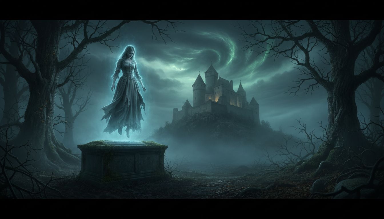 The Queen of Wildegg Castle and the Grave of Marie Louise St. Simon-Montleart in the Forest