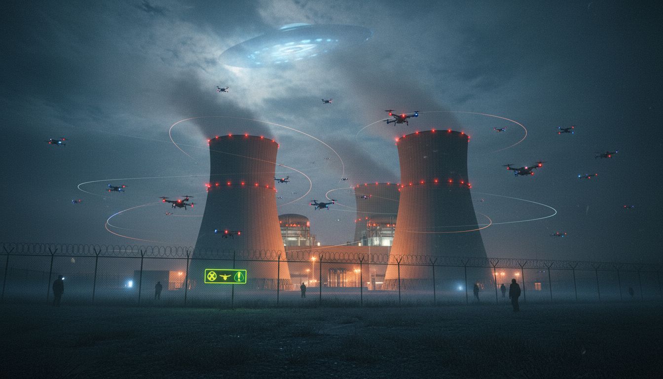 Newly Released Records Reveal Drone Incursions, Including Triangular Object With Spotlight, Above U.S. Nuclear Sites