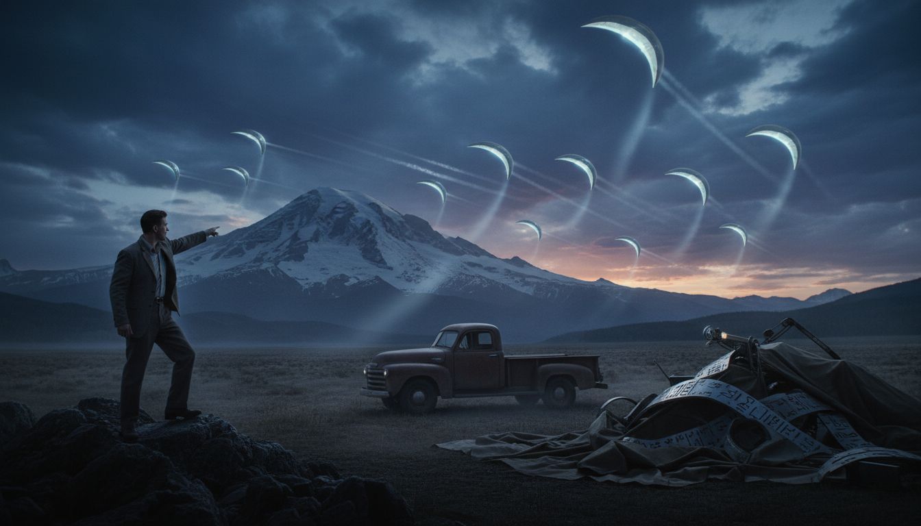Nearly a century of wondering: The American UFO saga, in reality and in fiction