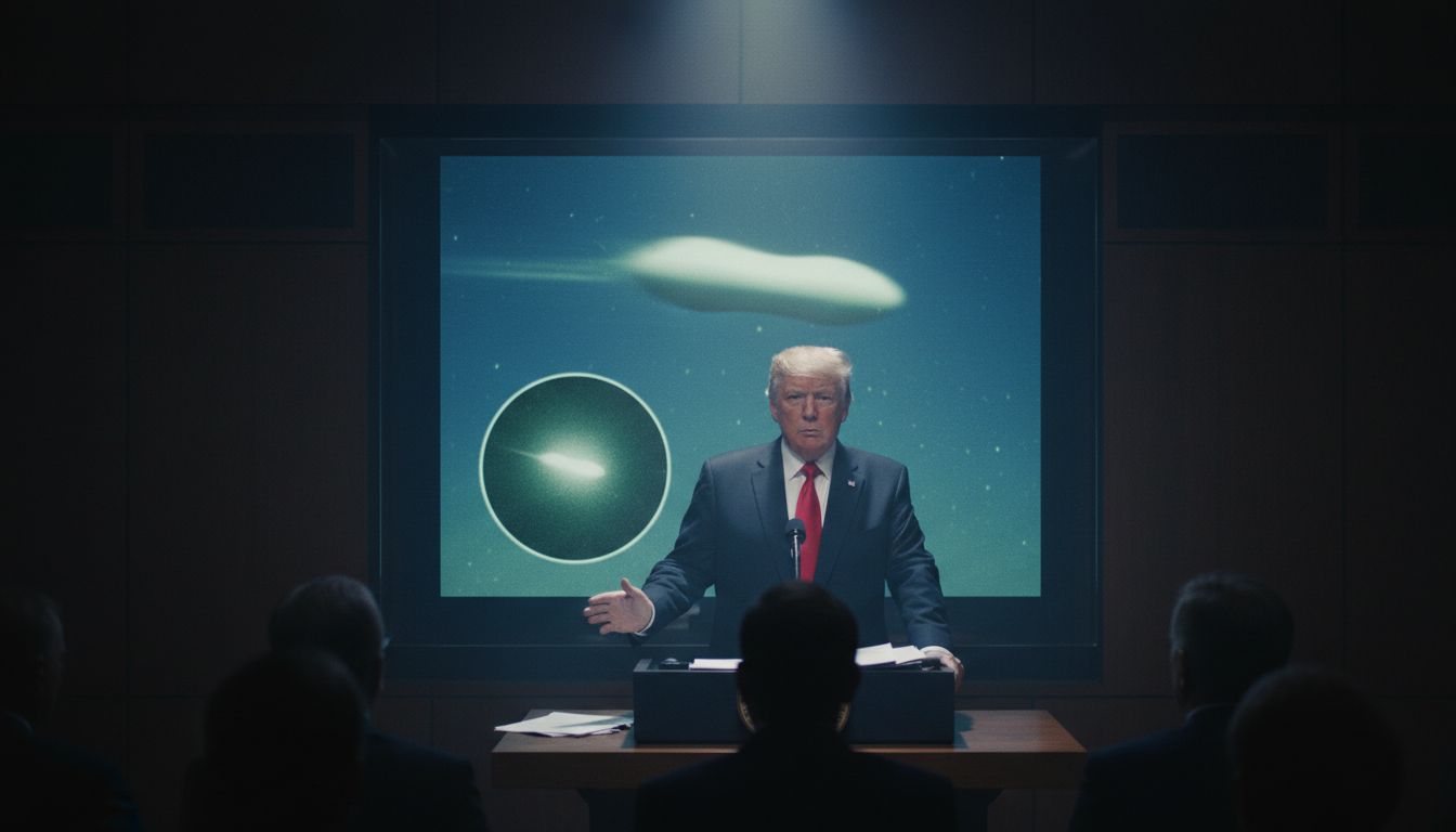 Trump Teases UFO File Dump as Tic Tac Sightings and Secret Pentagon Footage Fuels Frenzy - Inkl