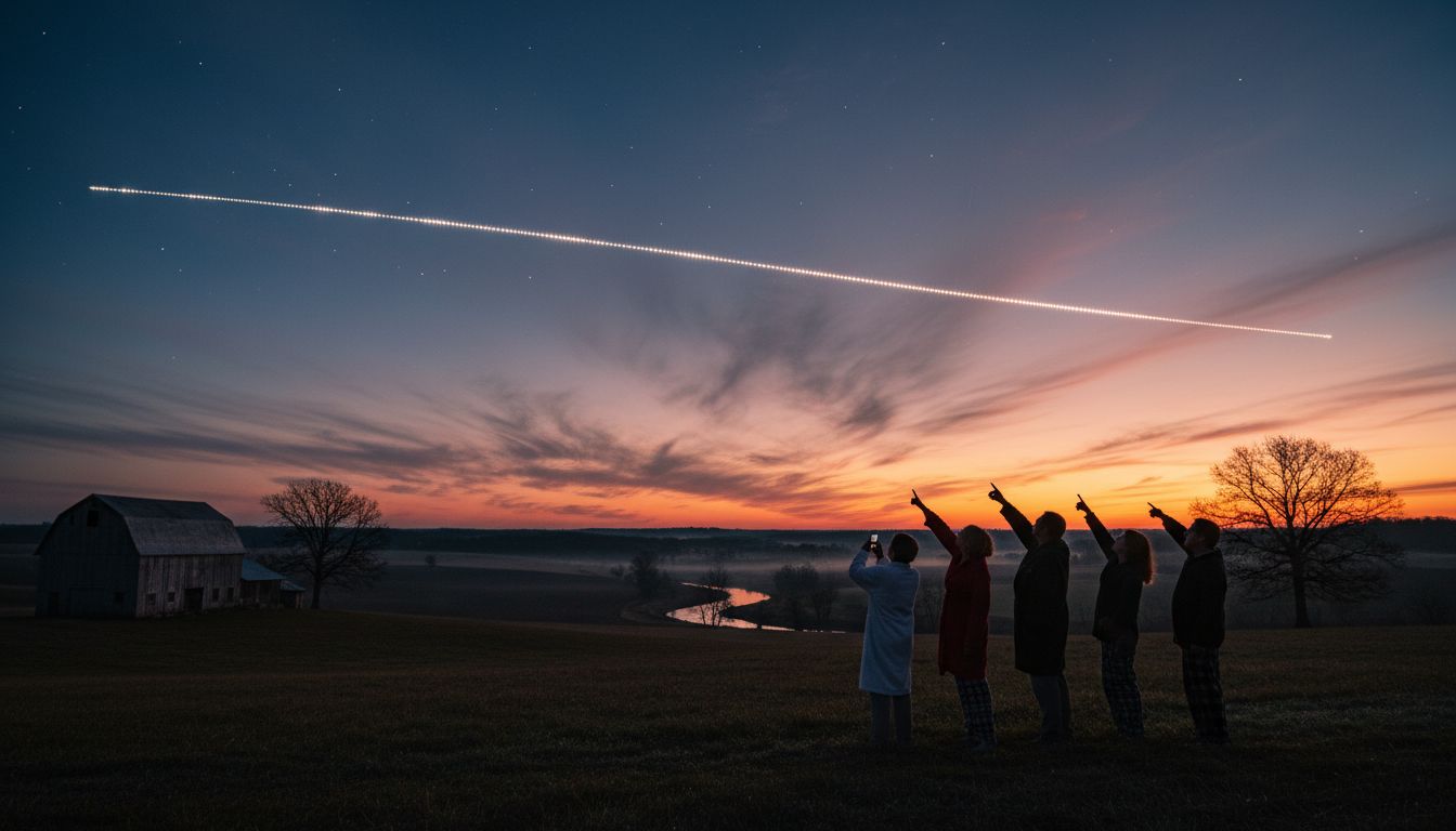 Did you spot mysterious lights in the sky this morning? Here’s what caused them - WHIO TV