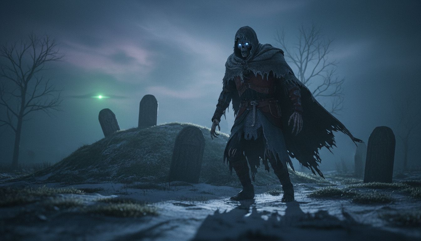 The Nordic Grave Dwelling Haugbúi Draugr (ᛏᚱᛅᚢᚴᛦ)