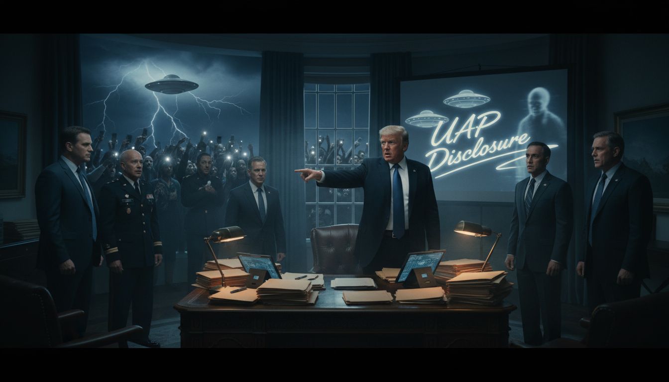 Trump's UFO disclosure takes step forward as world waits