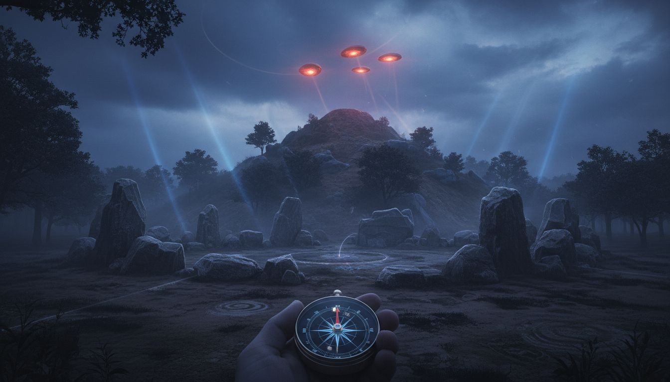 【空飛ぶカメラ】千貫森・福島市　UFO愛す人々の聖地