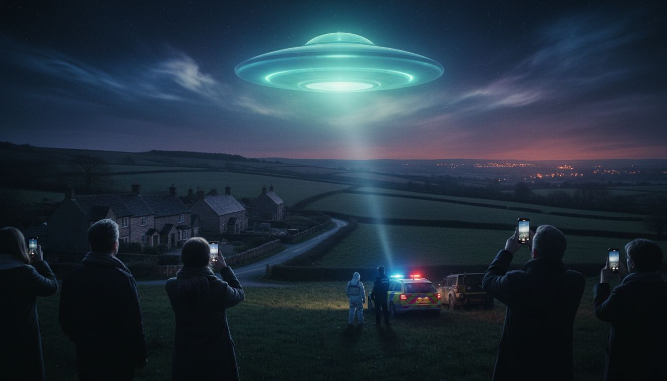 UFO spotted in UK? Unexplained object baffles locals at night - The News International
