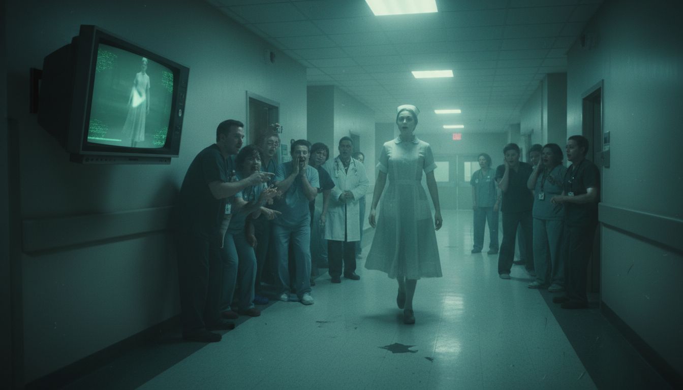 Capta APARICIÓN PARANORMAL en hospital de CDMX y el video se hace viral