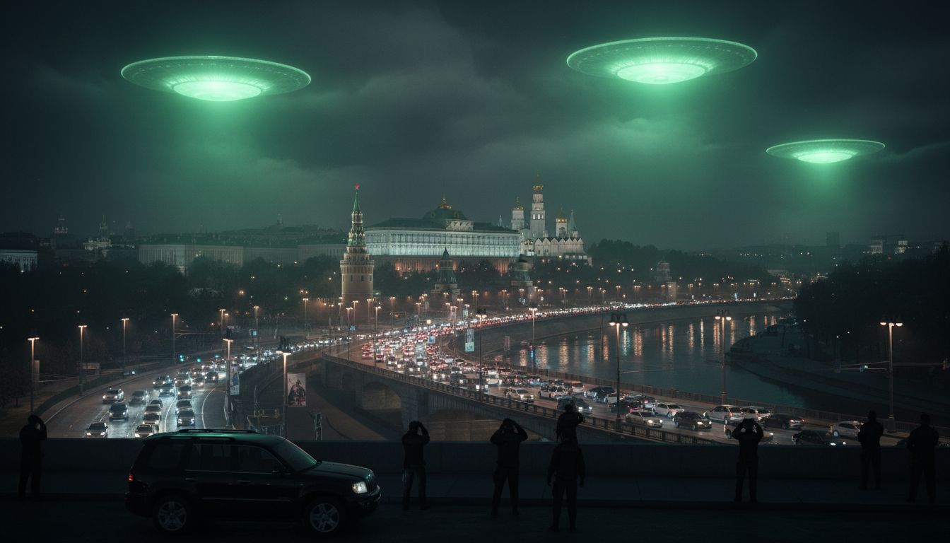 UFO Fever Grips Russia: Shocking Green Lights Ignite Chaos In Moscow - Times of India