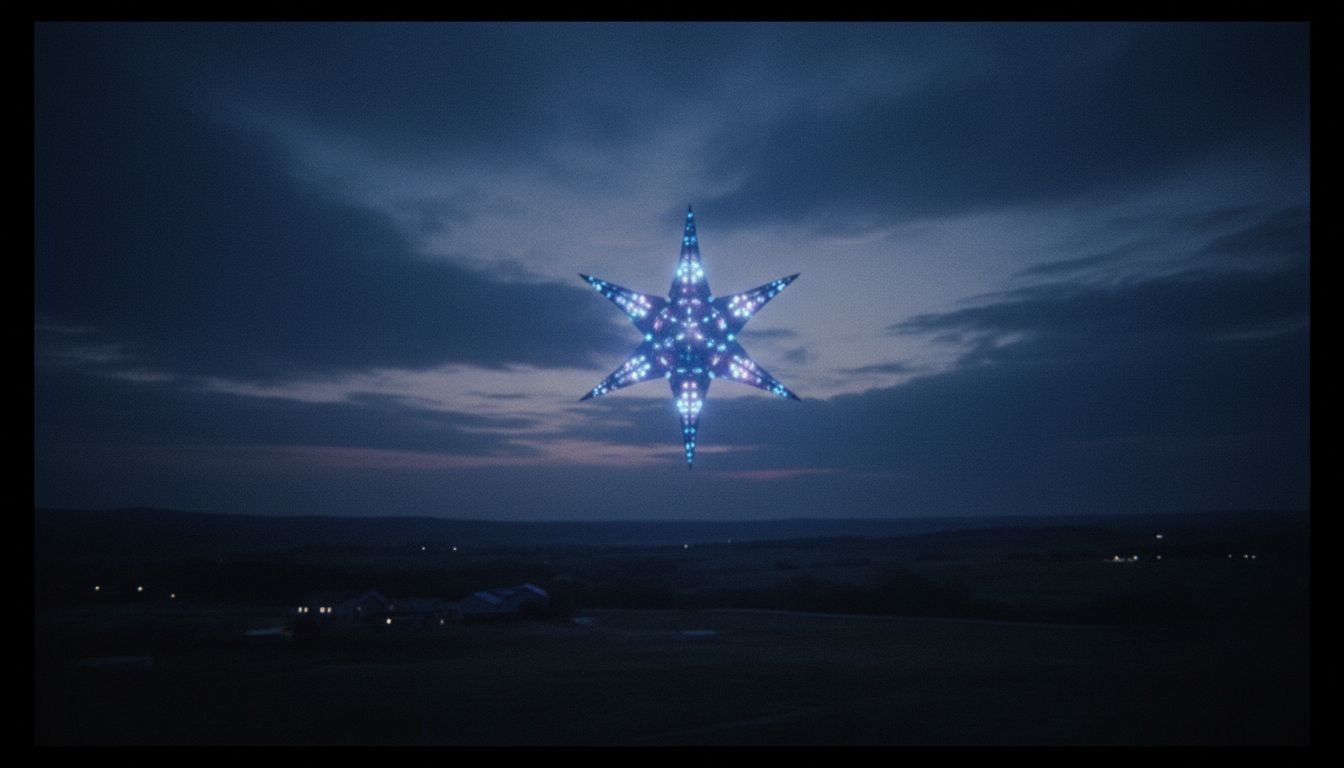Ukrainian Drone Footage Shows Mysterious Star-Shaped Object - x.com