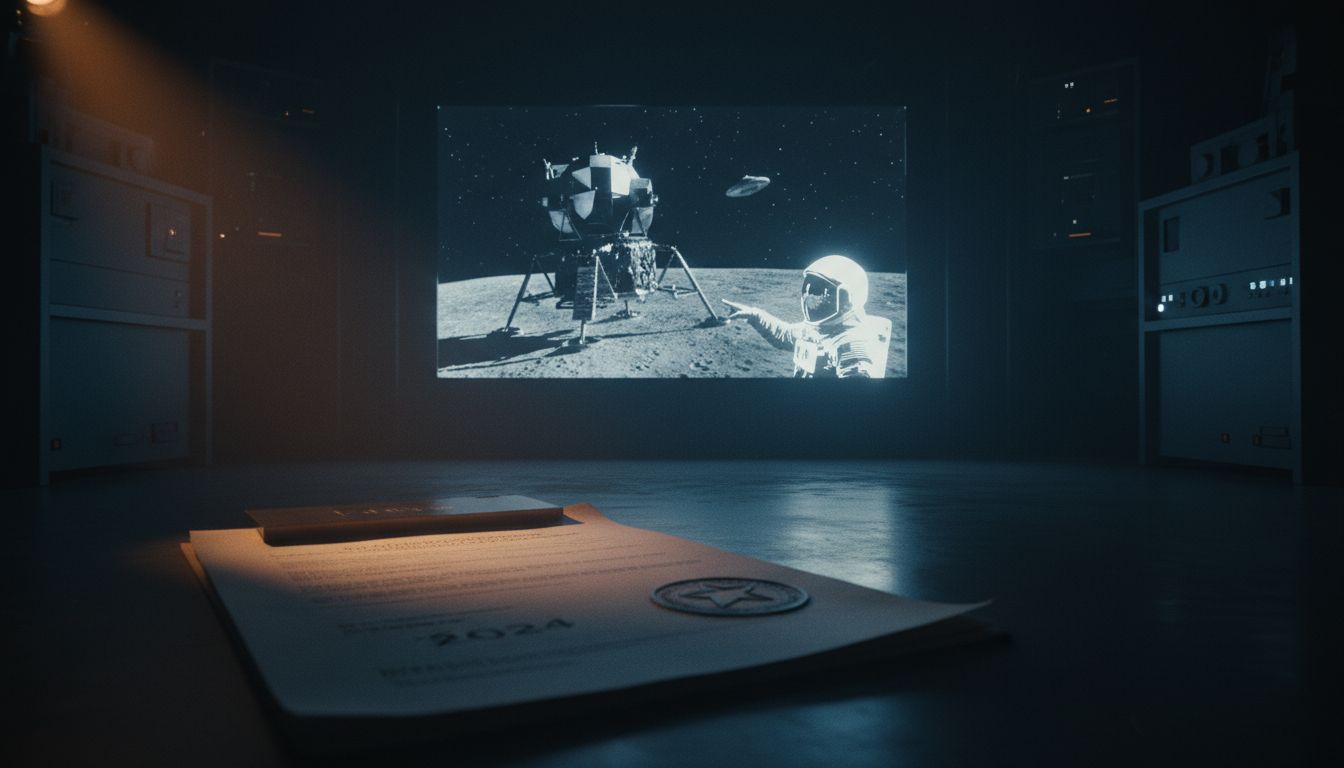Explosive classified documents reveal UFO on NASA's 1969 moon mission - gallery - AOL.com
