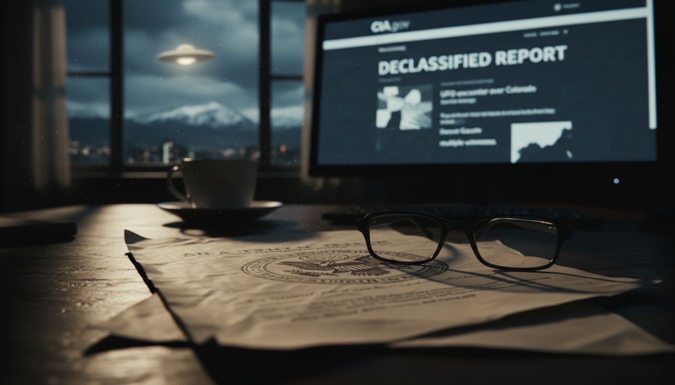CIA website features report of "frightening" UFO sighting that occurred in Colorado - Denver Gazette