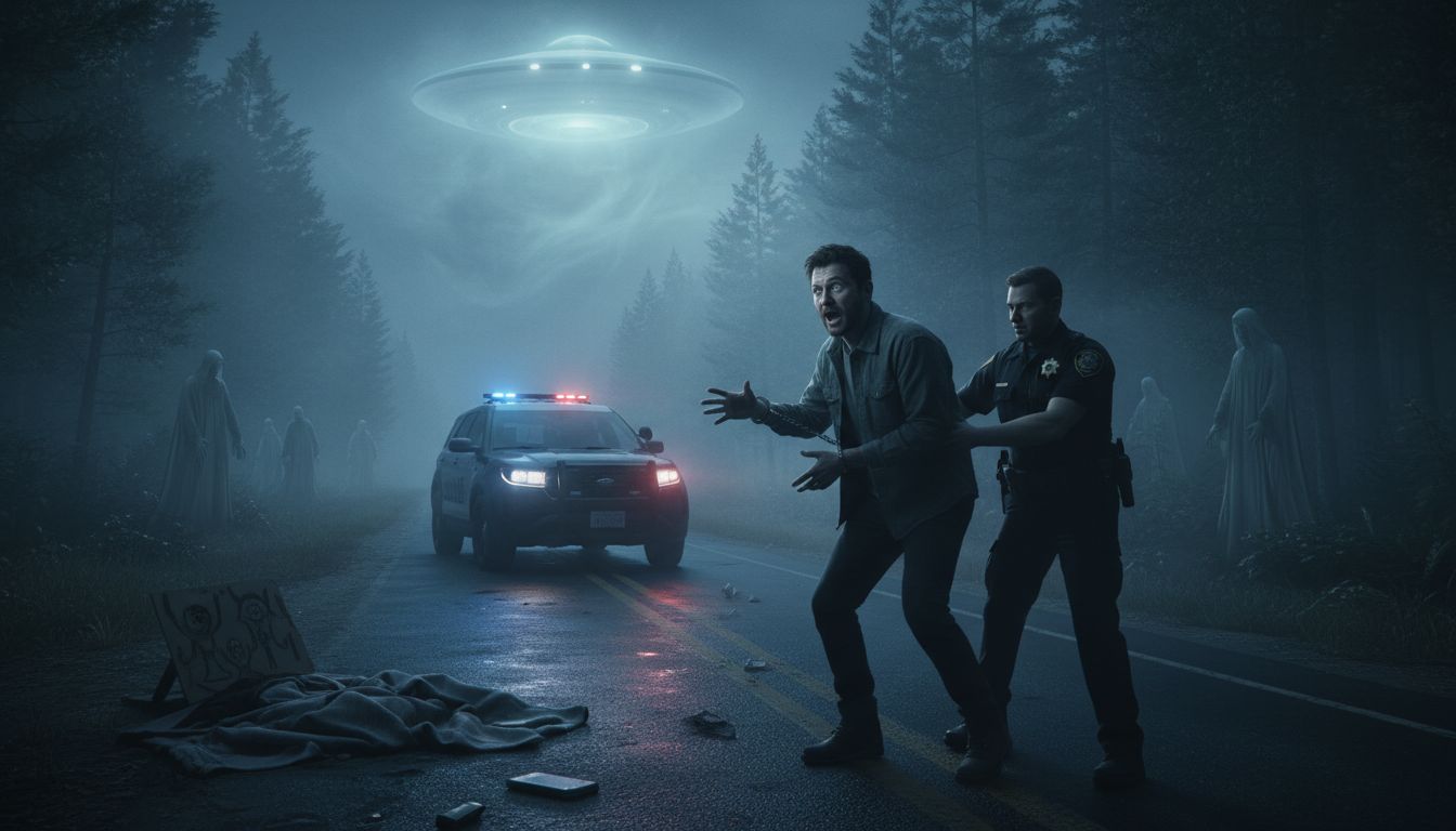 Man arrested after calling 911 to report zombies, ghosts, UFO, deputies say - WSB-TV