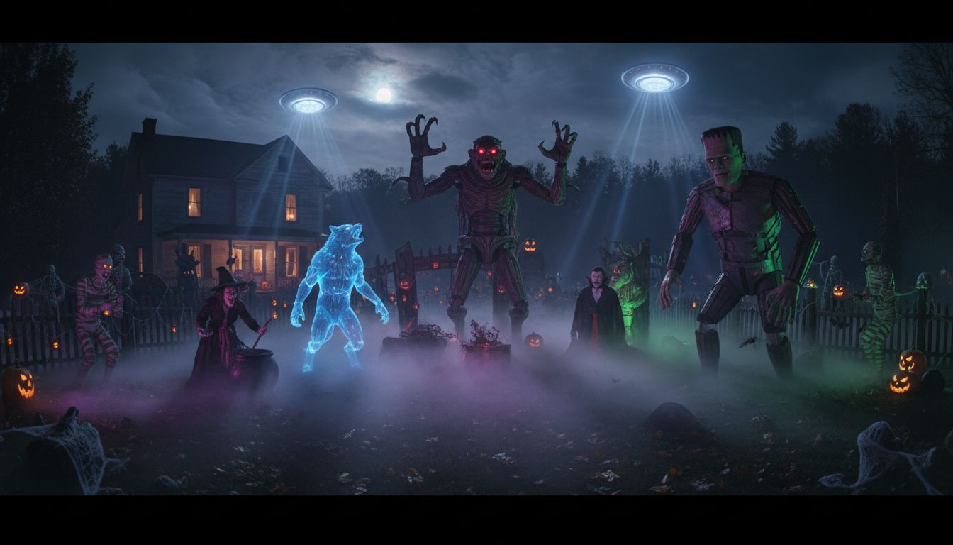 Westmoreland County man's backyard haunted house raises money for those in need - CBS News