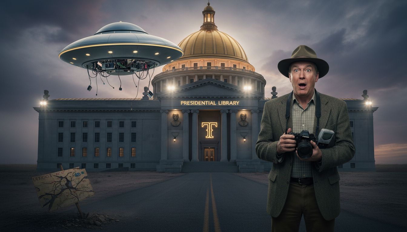 I Went Looking for UFOs and Found Trump’s Presidential Library - The Good Men Project