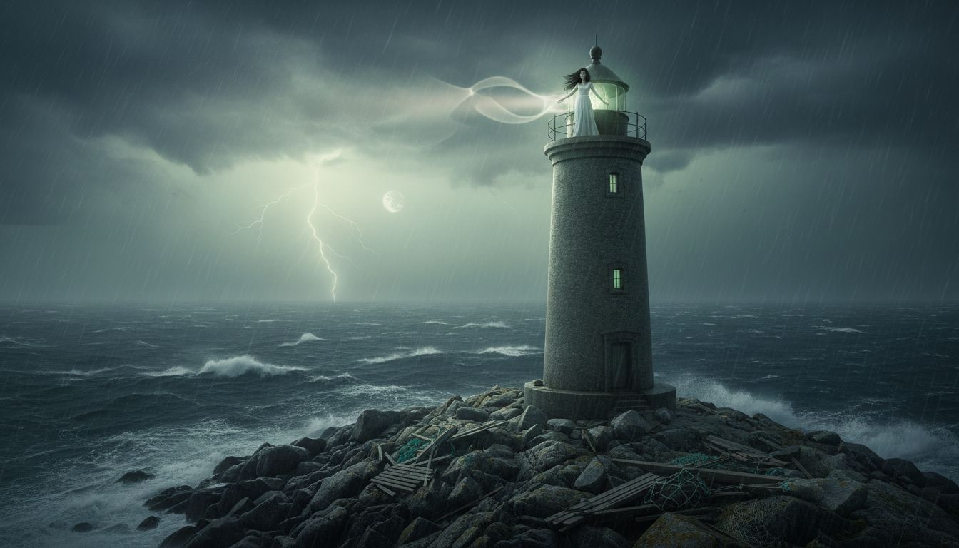 The Woman Waiting and Haunting Struten Lighthouse