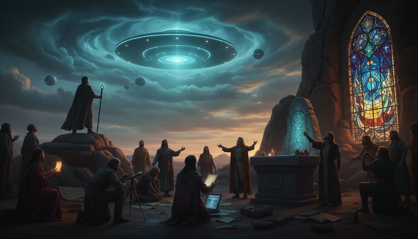 As UFOs go mainstream, the jury is out on what the existence of alien life might mean for religion - AP News