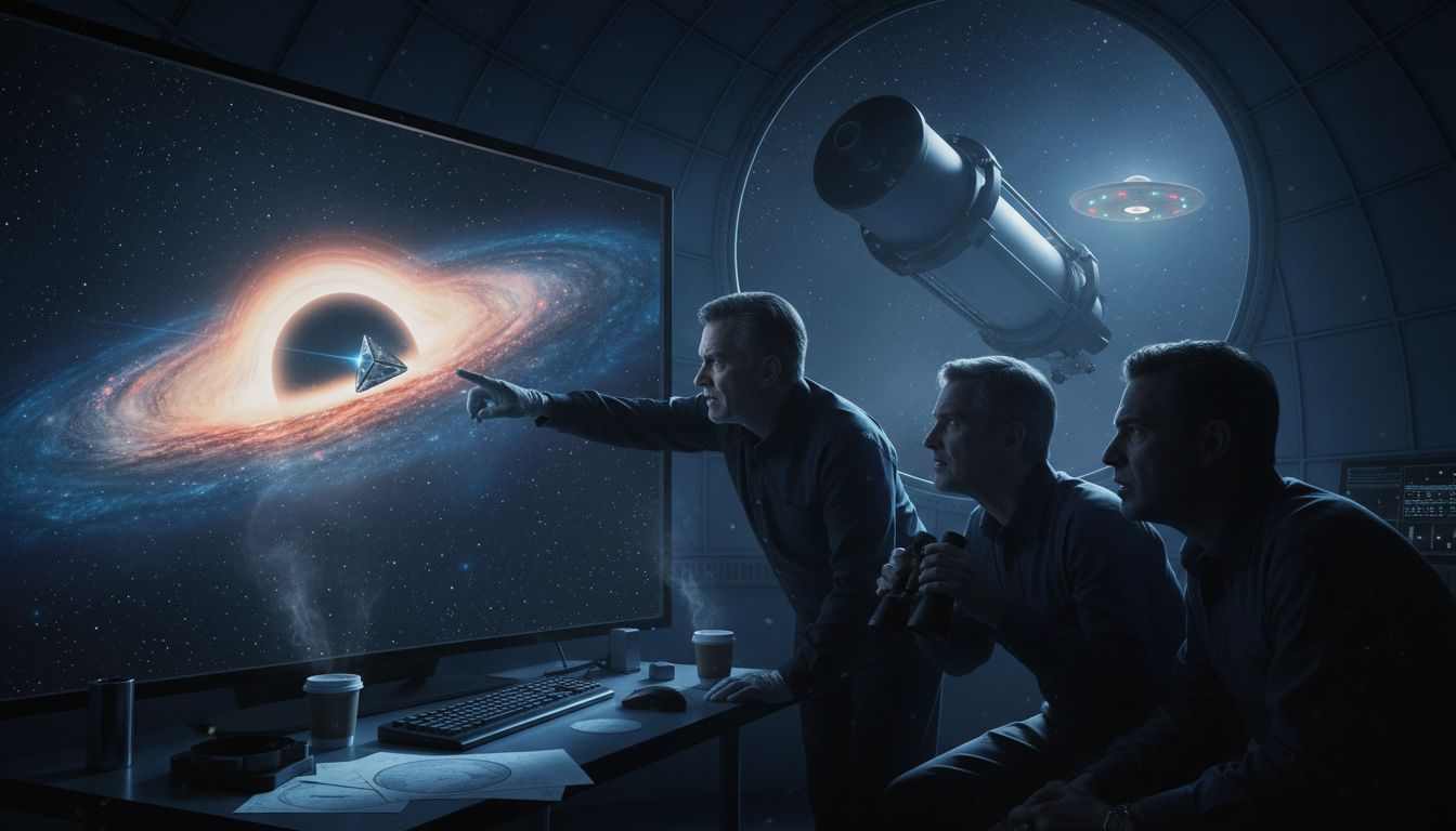 Astronomers Observing a Supermassive Black Hole Just Had an Unexpected UFO Sighting - The Debrief