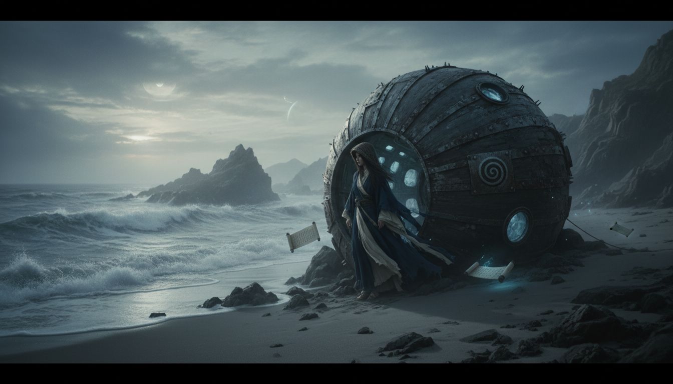In 1803 a Woman in a Strange Round Vessel Washed Ashore in Japan Boing Boing