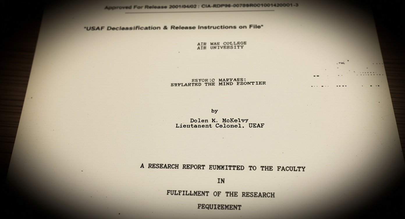 United States Air War College Report: Psychic Warfare: A Military Frontier - 1988