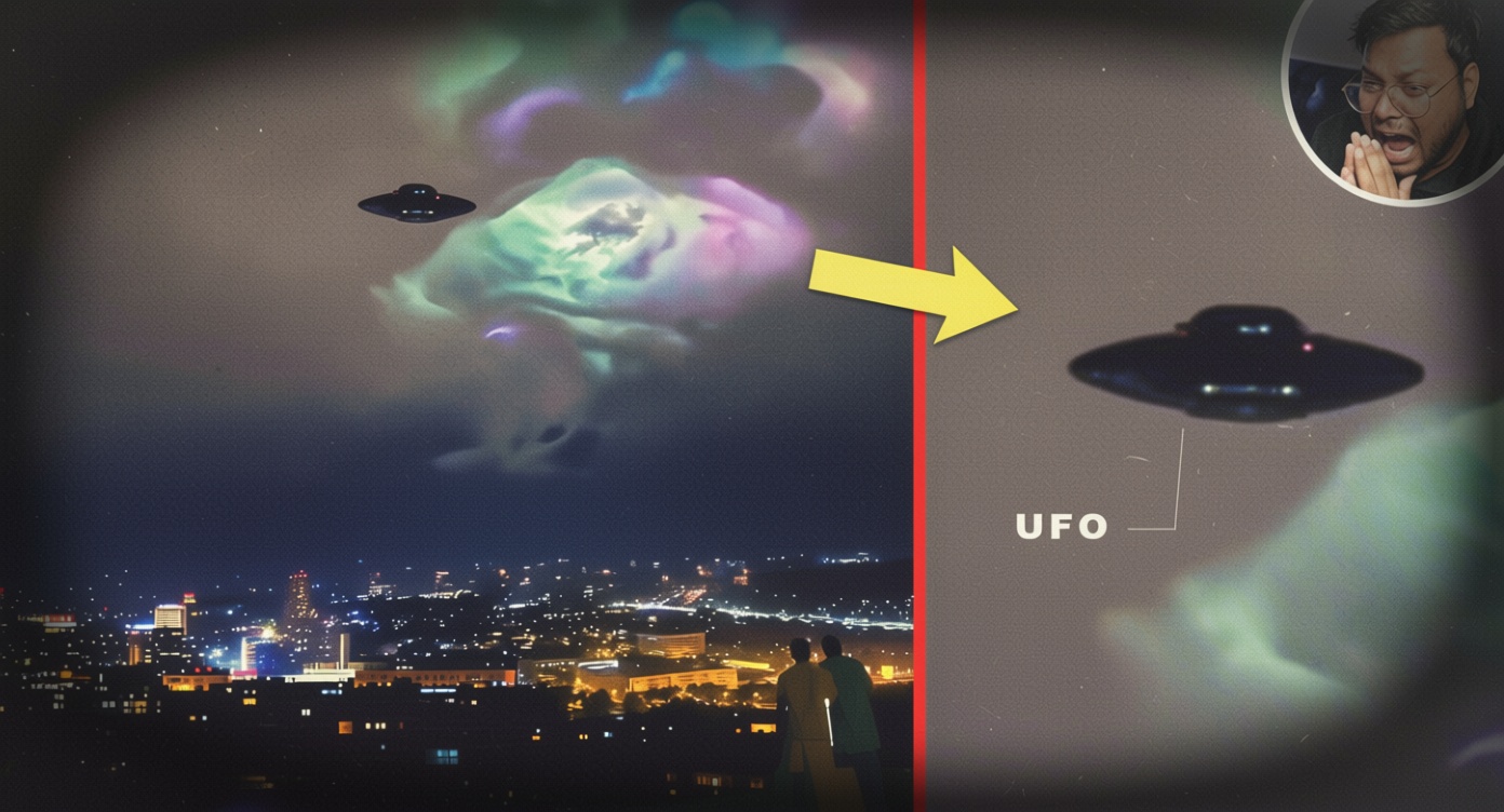 Viral footage shows a large object over Israel with unusual loud sounds