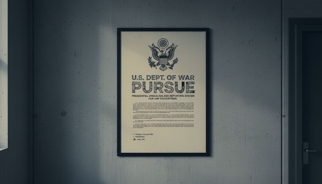U.S. Department of War introduces PURSUE for UAP encounters