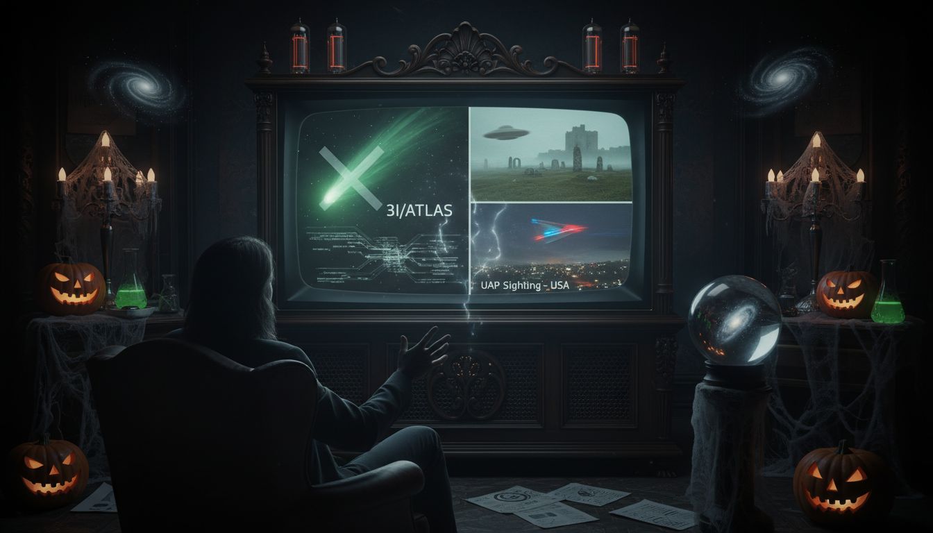 Halloween Special: 3I/ATLAS Disinformation Cleared Up + UAP Videos from UK & USA