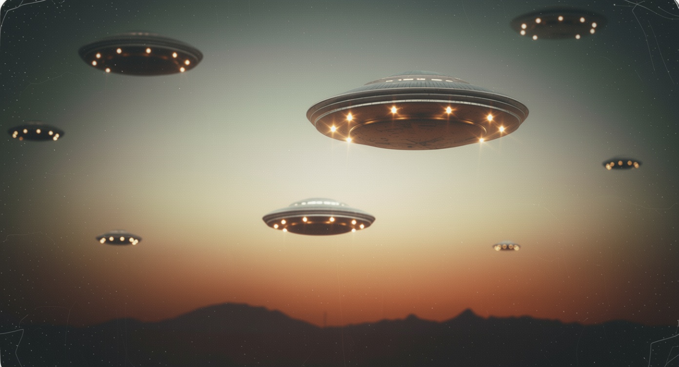 Discussion explores claims about a secret society's knowledge of UFOs