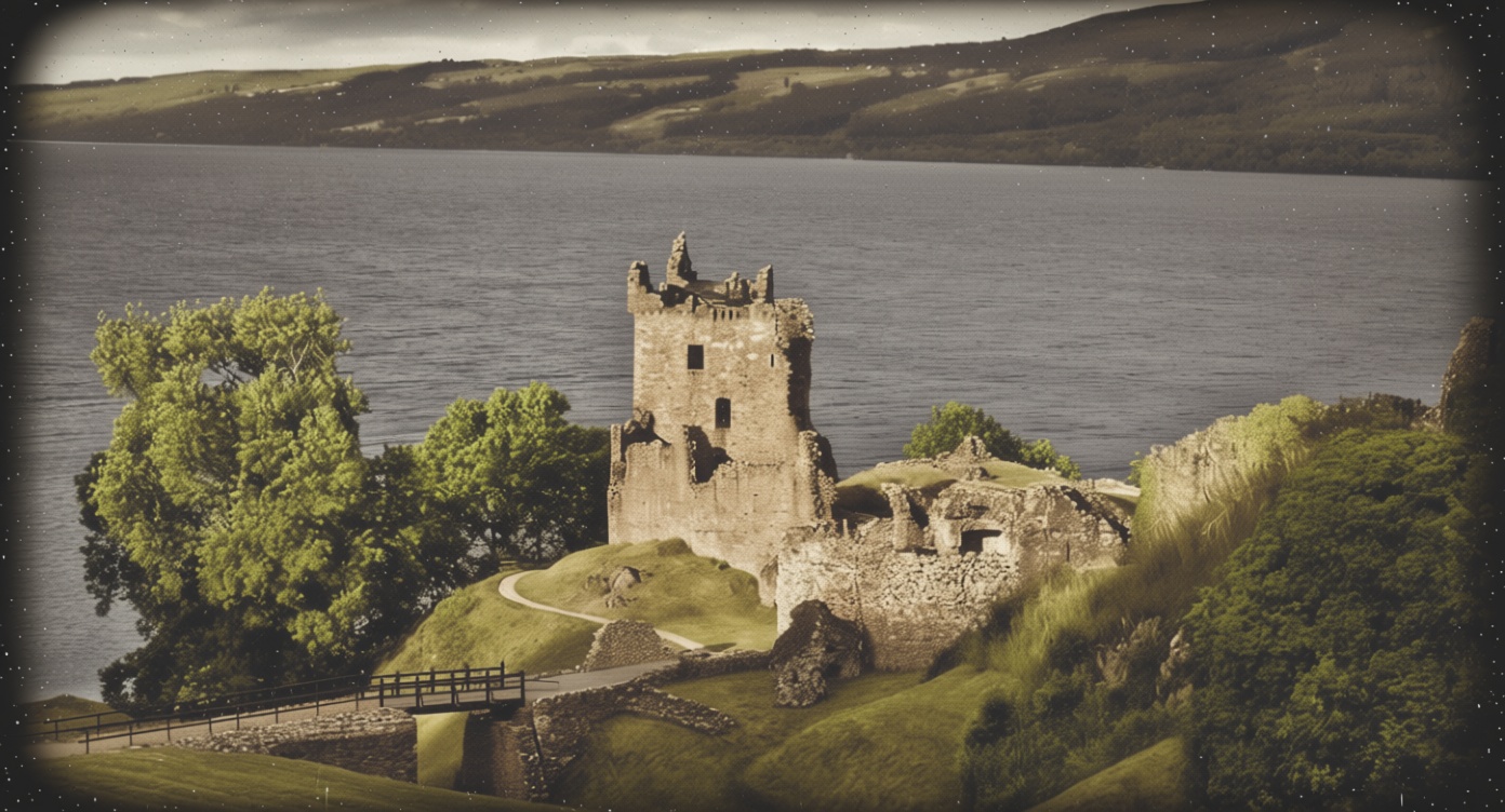 Tourist photographs mysterious green shape beneath Loch Ness waters