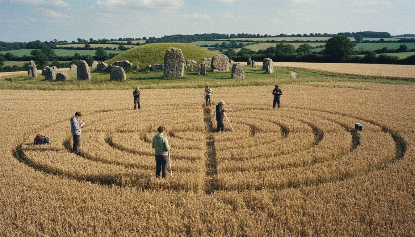 Crop circle found near Wayland’s Smithy in Oxfordshire on 16 July 2026