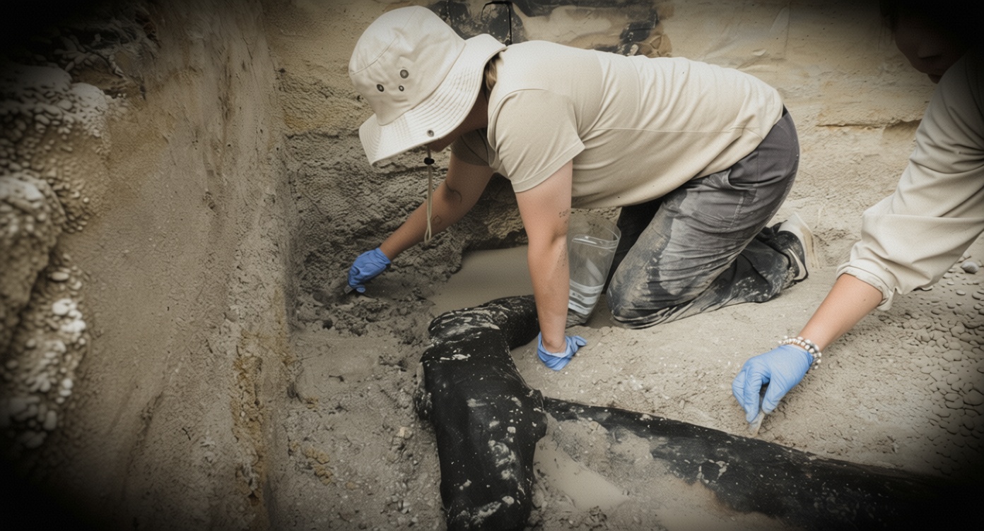 Archaeologists discover half-million-year-old wooden structure in Zambia