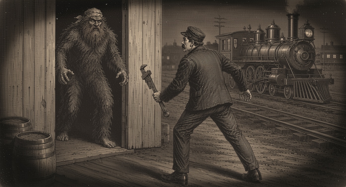 Brooklyn reports described a hairy creature called the Devil with Red Whiskers