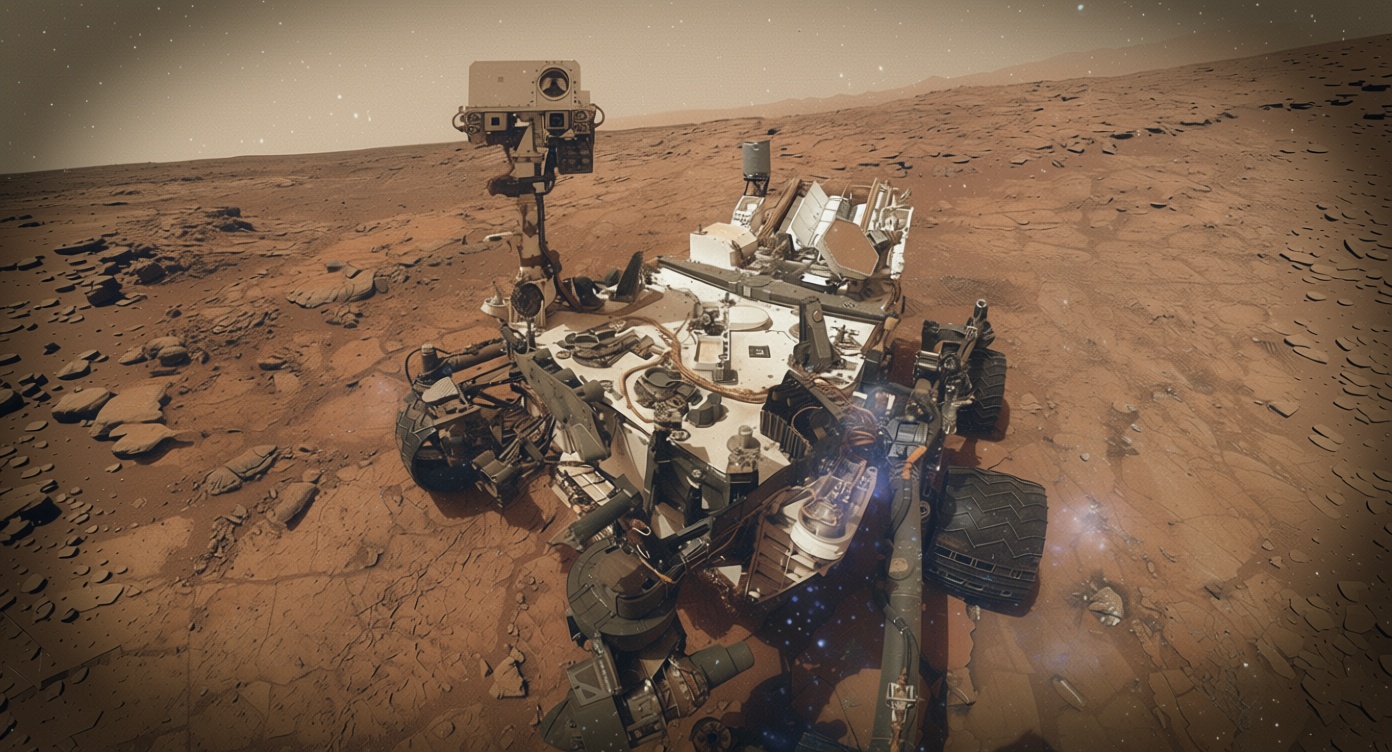 UFO researchers say NASA rover image from Mars resembles an alien missile