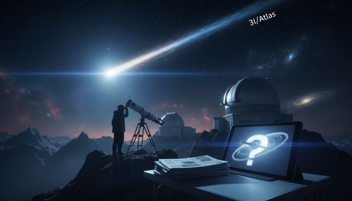 Some think 3I/Atlas is a comet. This scientist says it may be a UFO - The Times