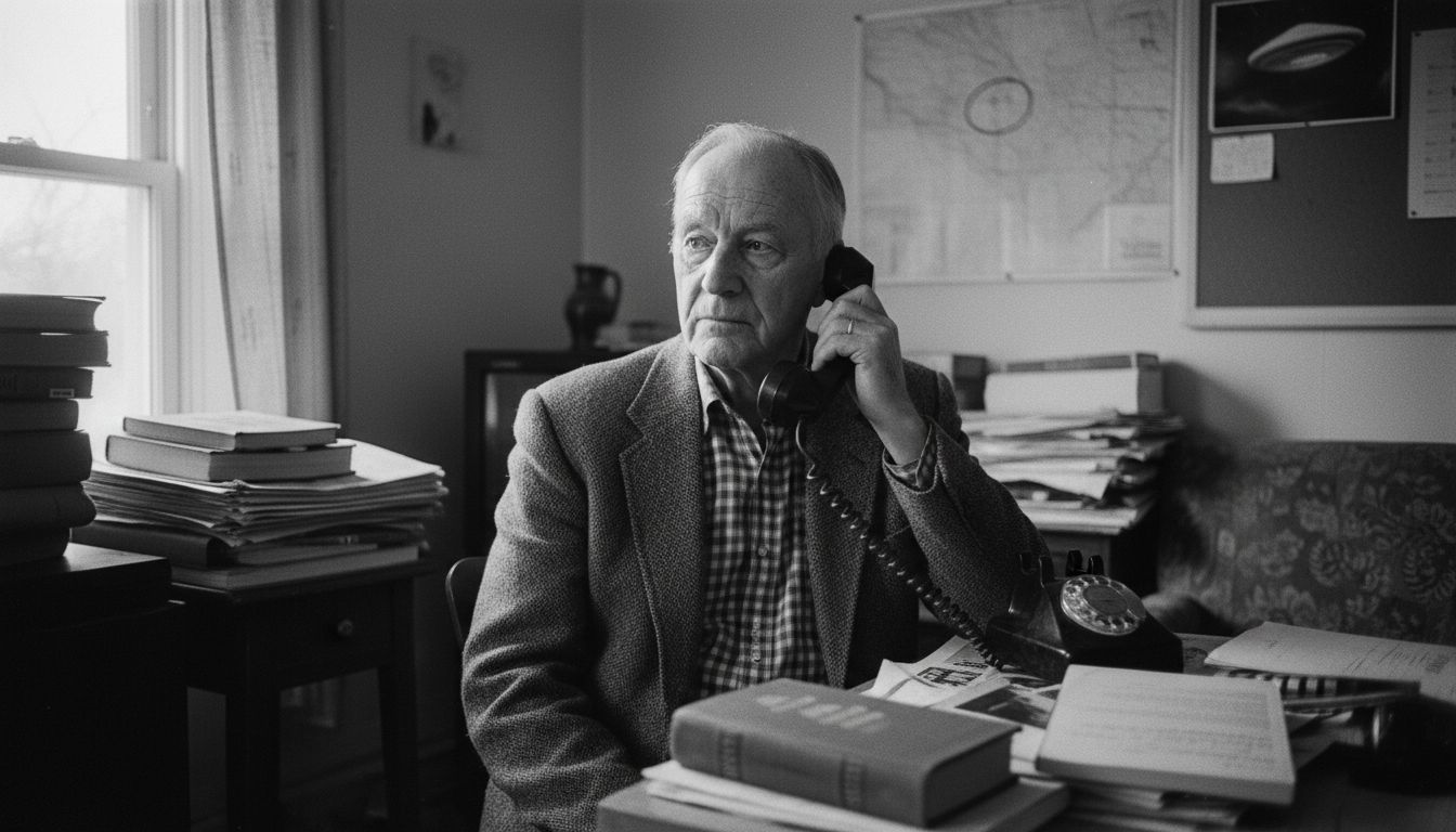 The man who reported Canada's most famous UFO sighting became the face of the mystery