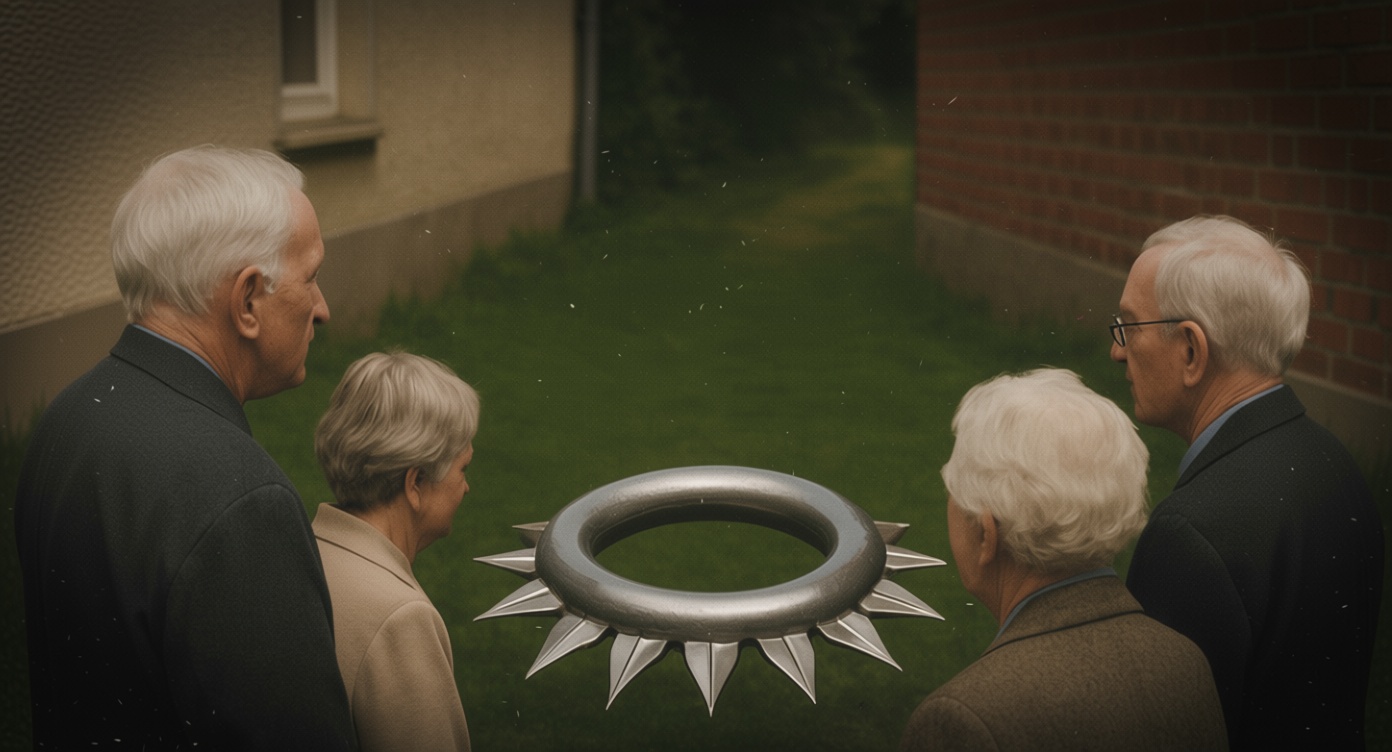Silent elongated oval UAP reported in Illerrieden, Germany