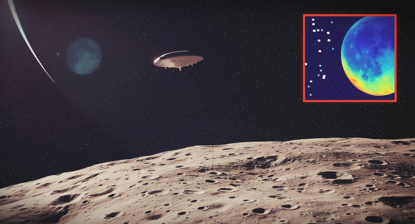 Ukrainian study claims more than 20 UFO-like objects moved across the Moon
